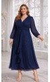 Илина платье темно-синее
