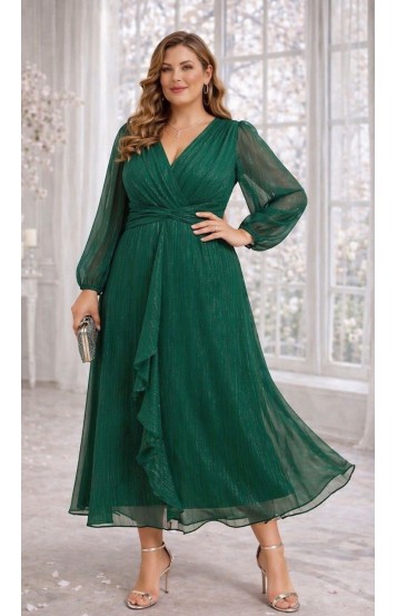 Илина платье зеленое