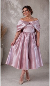 Берлиз платье миди лиловое