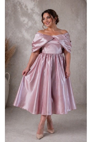 Берлиз платье миди лиловое