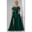 Варина платье в пол изумрудное