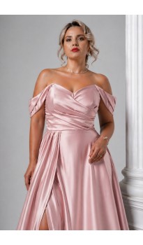 Варина платье в пол розовая пудра