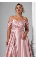 Варина платье в пол розовая пудра