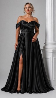 Варина платье в пол черное