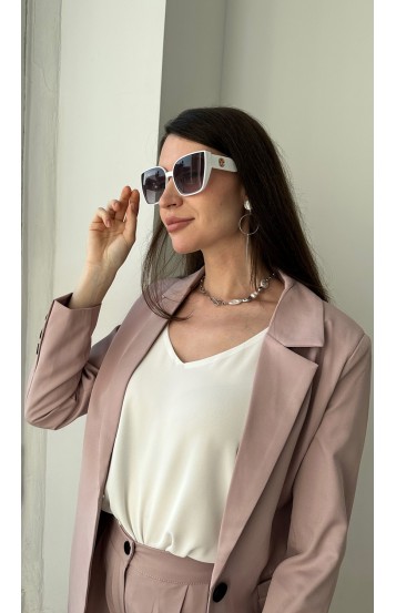 Мила топ белый