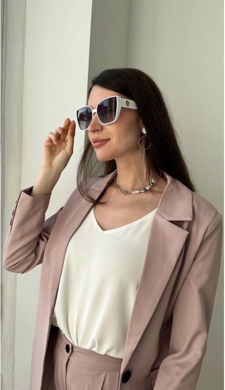 Мила топ белый