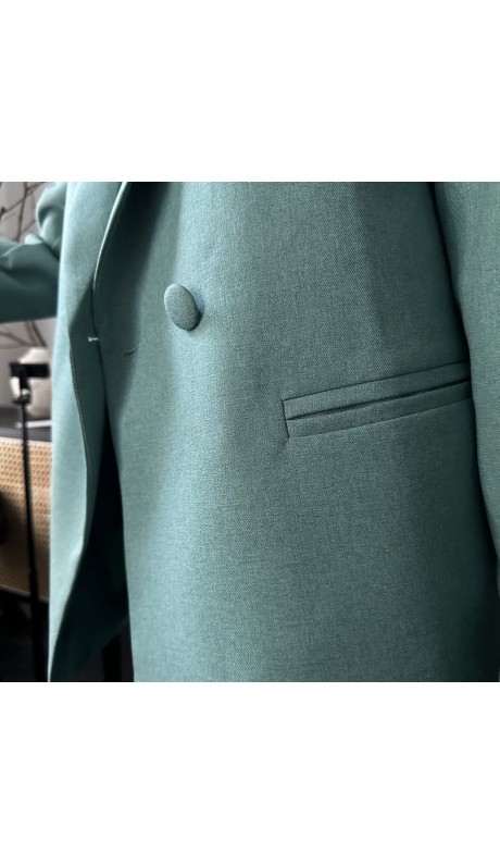 Лаурс брючный костюм ментоловый