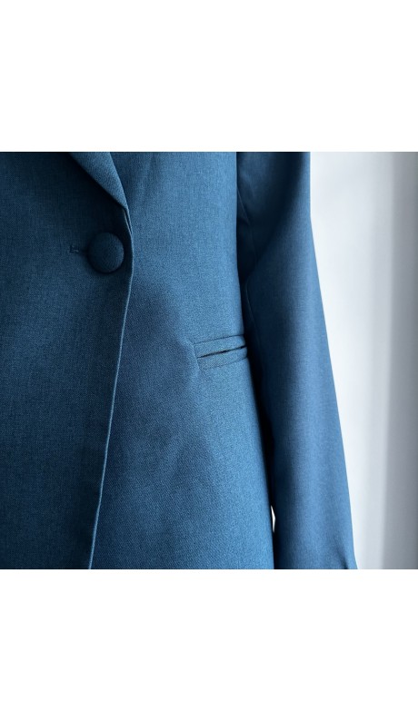 Лаурс брючный костюм морская волна