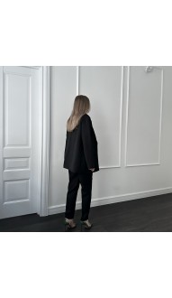 Мираль брючный костюм черный