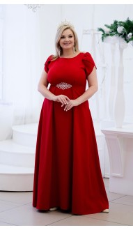 Черрина платье в пол красное