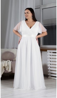 Лолерай платье в пол белое