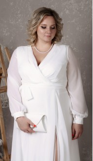 Кирана midi платье белое